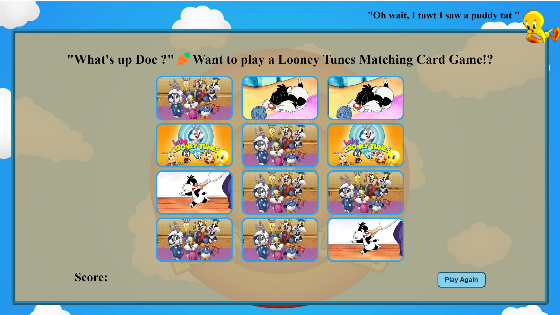 Cover Image for Looney Toons Card Game